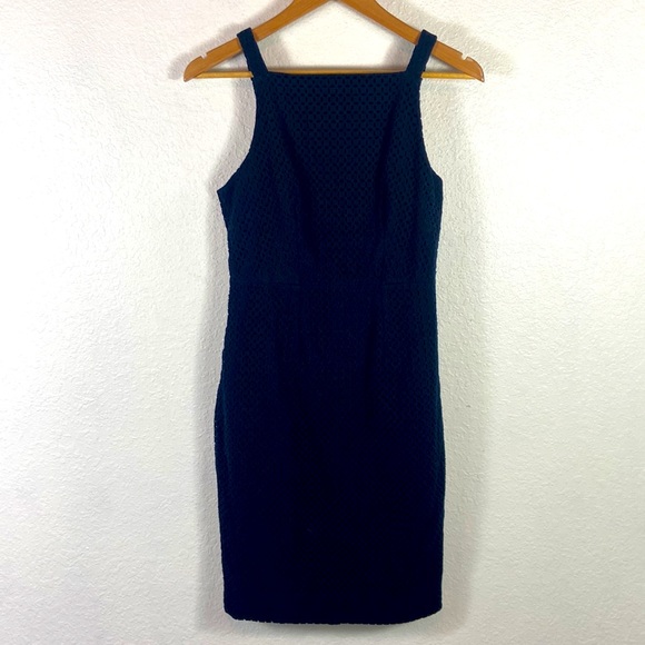 J. Crew Dresses & Skirts - EUC J. Crew navy eyelet tank dress 2